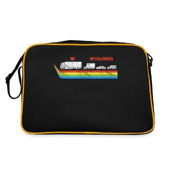 Beautiful Truck Driver Truck Driver Bus Driver - Retro Bag - black/gold - Back