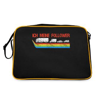 Beautiful Truck Driver Truck Driver Bus Driver - Retro Bag - black/gold - Back