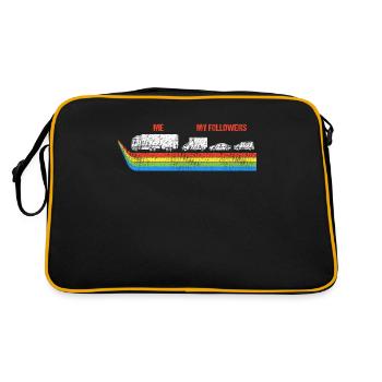Beautiful Truck Driver Truck Driver Bus Driver - Retro Bag - black/gold - Back