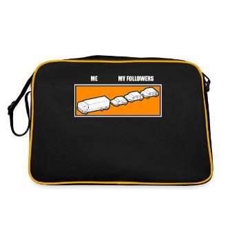 Beautiful Truck Driver Truck Driver Bus Driver - Retro Bag - black/gold - Back