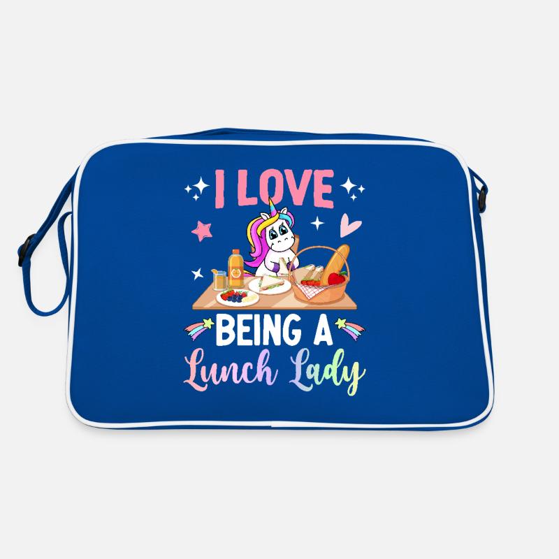J’aime être une dame du déjeuner Cafetira Crew Design Sac Retro