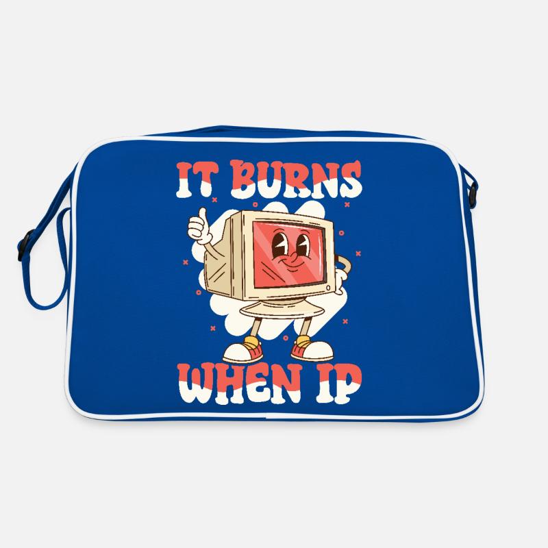 Drôle de dire « Ça brûle quand je fais » ! Sac Retro
