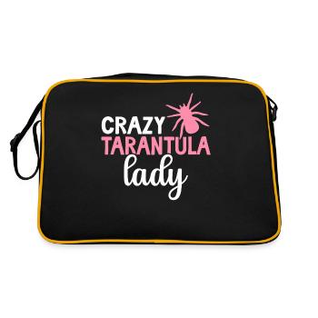 Crazy Tarantula Lady Spiders - Sac Retro - noir/or - Dos