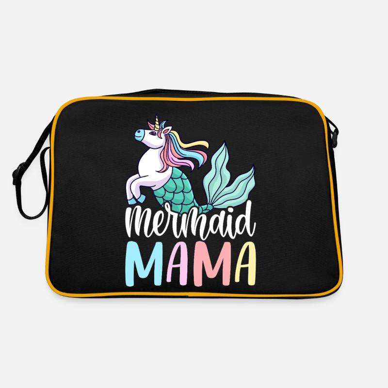 Sirène Mama Sirène Maman Conception graphique pour Sac Retro