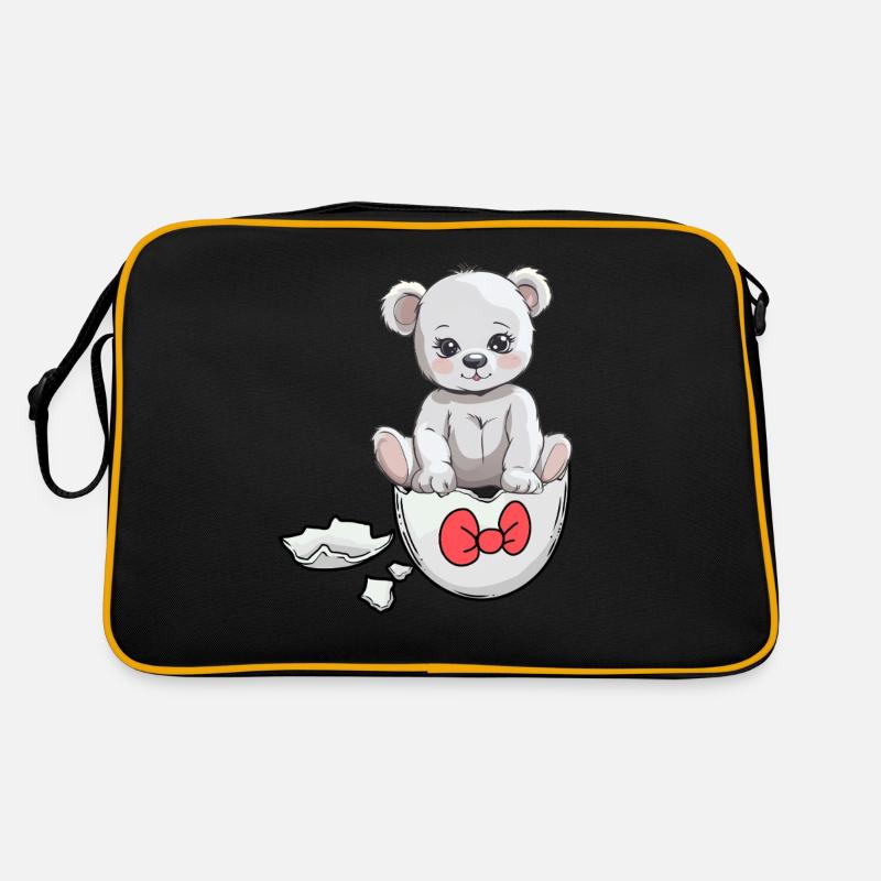 Teddy Bear Birth Baby Eggshell Hatch Retro Bag