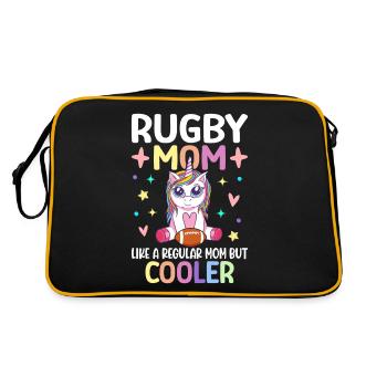 Rugby Mom Like A Regular Mom Female - Retro Bag - black/gold - Back