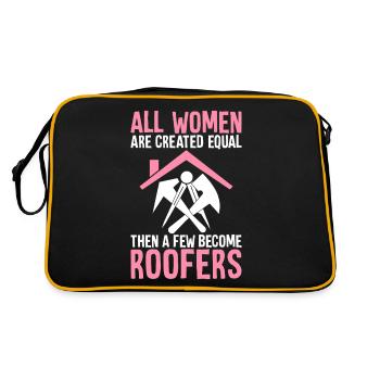 A few become roofers - Retro Bag - black/gold - Back