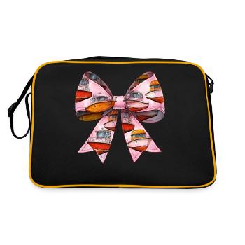 Coquette Bow Boating Capitaine Boater Ribbon - Sac Retro - noir/or - Dos
