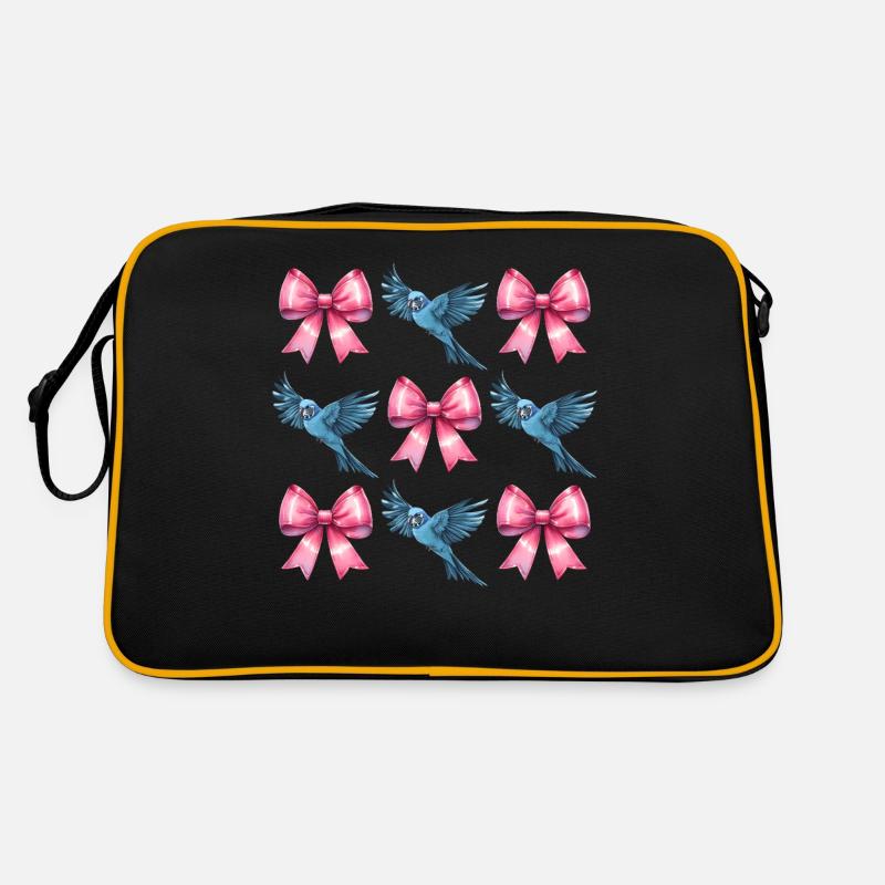 Coquette Bow Budgie Parakeet Parrot Retro Bag