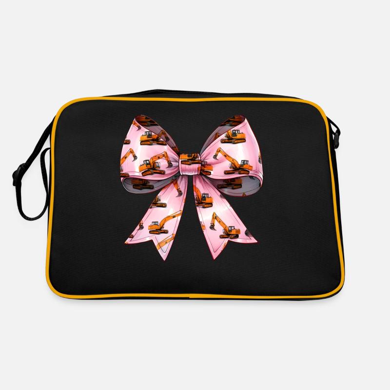 Coquette Bow Excavatrice Opérateur Construction HEO Sac Retro