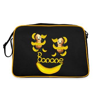 Danse Joyeuse Danse Banane Fruit Fruit Enfants - Sac Retro - noir/or - Dos