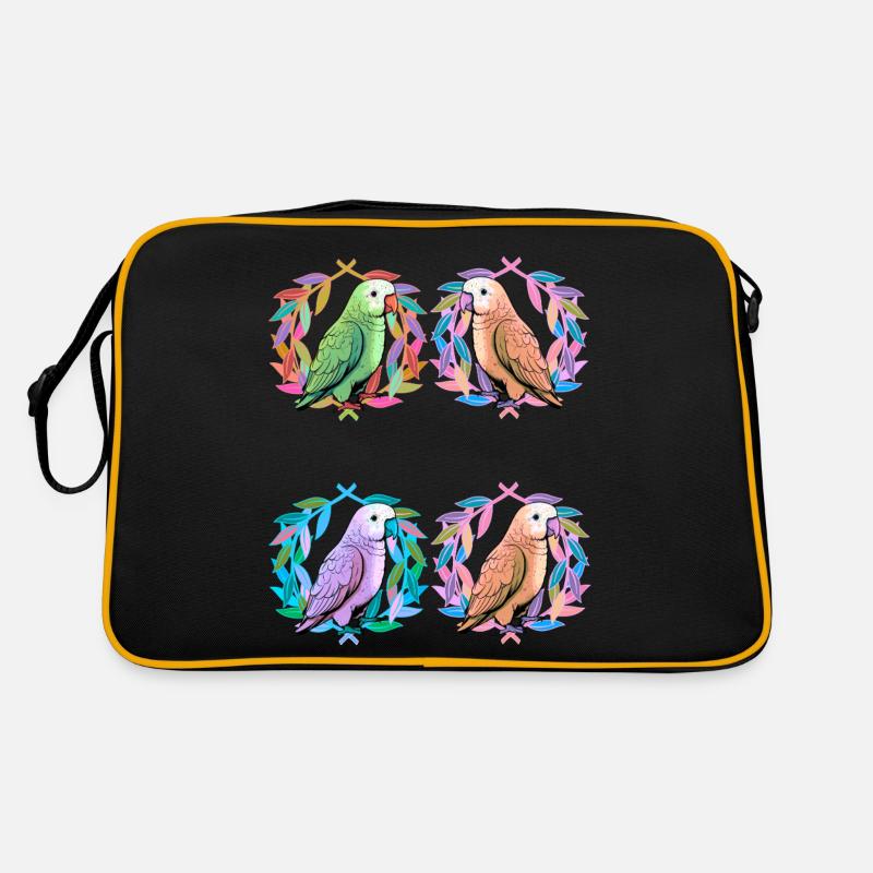 Oiseaux exotiques Oiseau Perroquet Perroquets Sac Retro