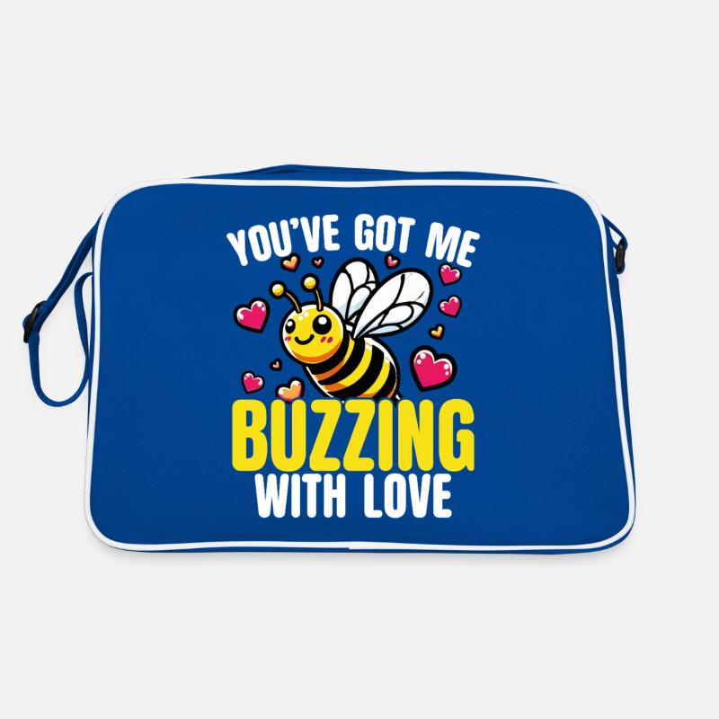 Tu m’as devant l’amour fredonner mignon Sac Retro