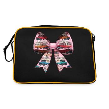 Coquette Bow RV Wohnmobil Wohnmobil Camping Urlaub - Retro Tasche - Schwarz/Gold - Hinten