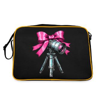 Coquette Bow Télescope Astronomie Système Solaire - Sac Retro - noir/or - Dos