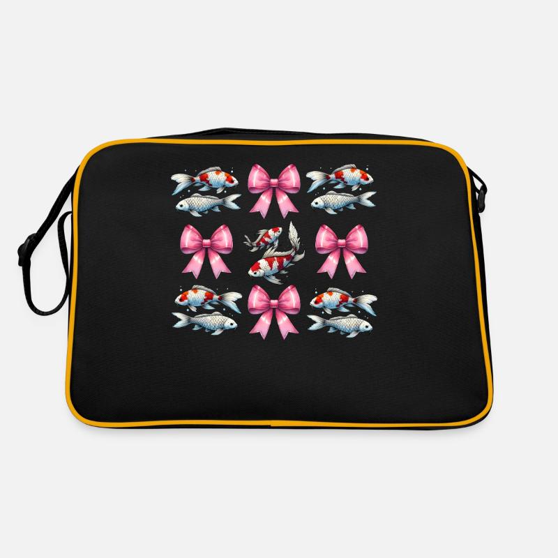 Coquette Bow Koi Fish Carp Nishikigoi Japan Retro Bag