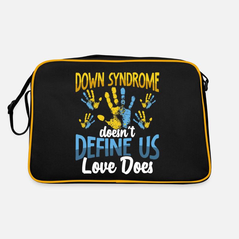 Das Down-syndrom Definiert Uns Nicht Down-Syndrom Retro Tasche