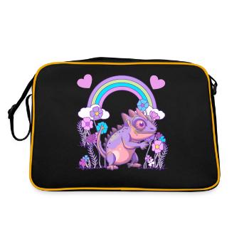 Lizard Dragon Dragon - Retro Bag - black/gold - Back
