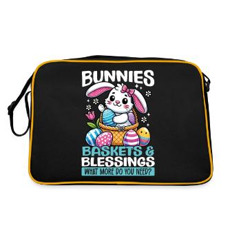 Bunny Baskets & Blessings Sweet Easter - Retro Bag - black/gold - Back