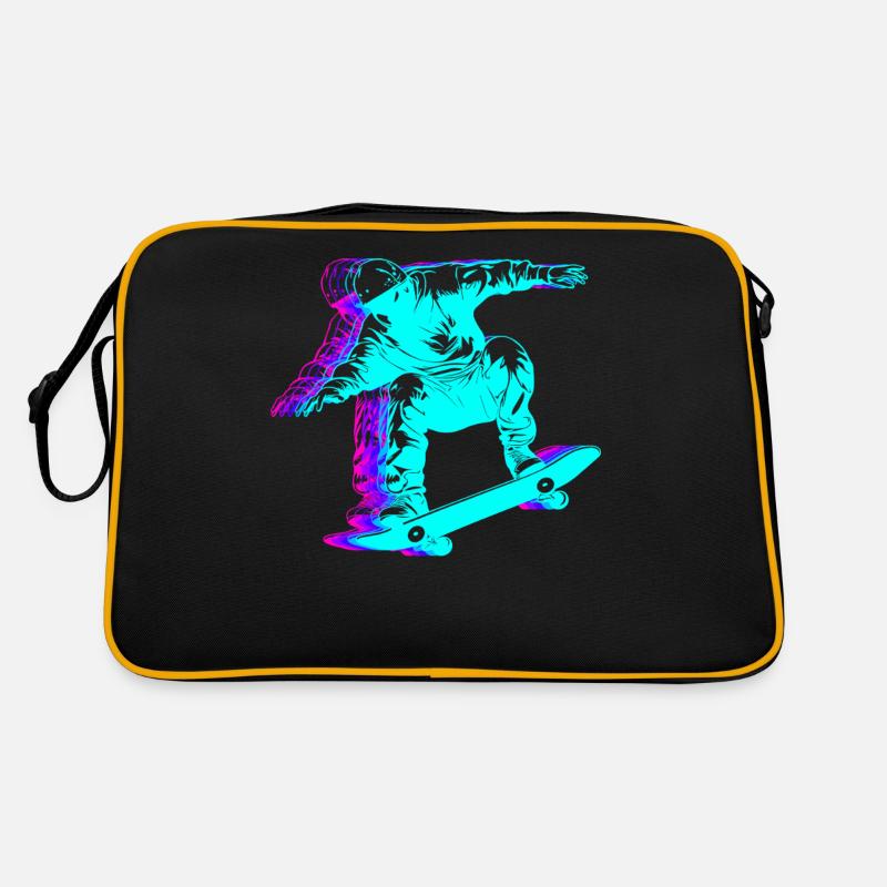 Skateboarder rétro Skateboarder Skateboard Sac Retro