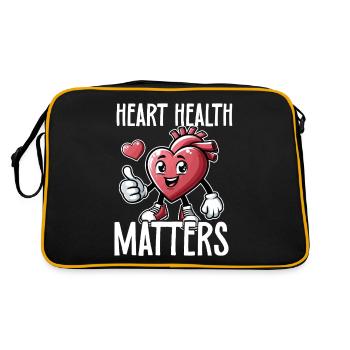 Support in raising awareness of - Retro Bag - black/gold - Back