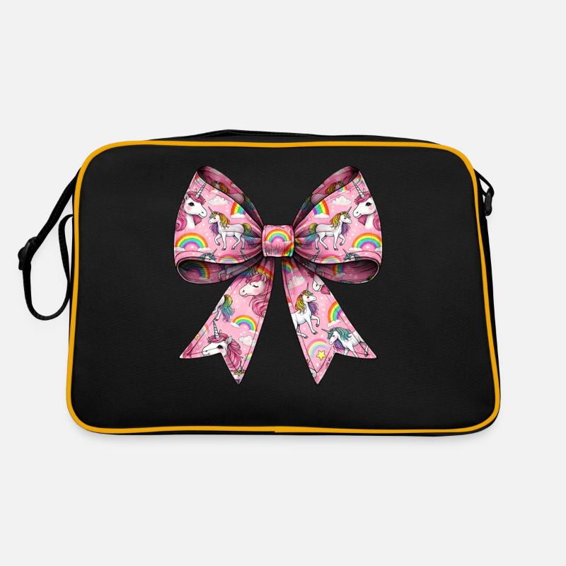 Coquette Bow Einhorn Muttertag Muster Rosa Retro Tasche