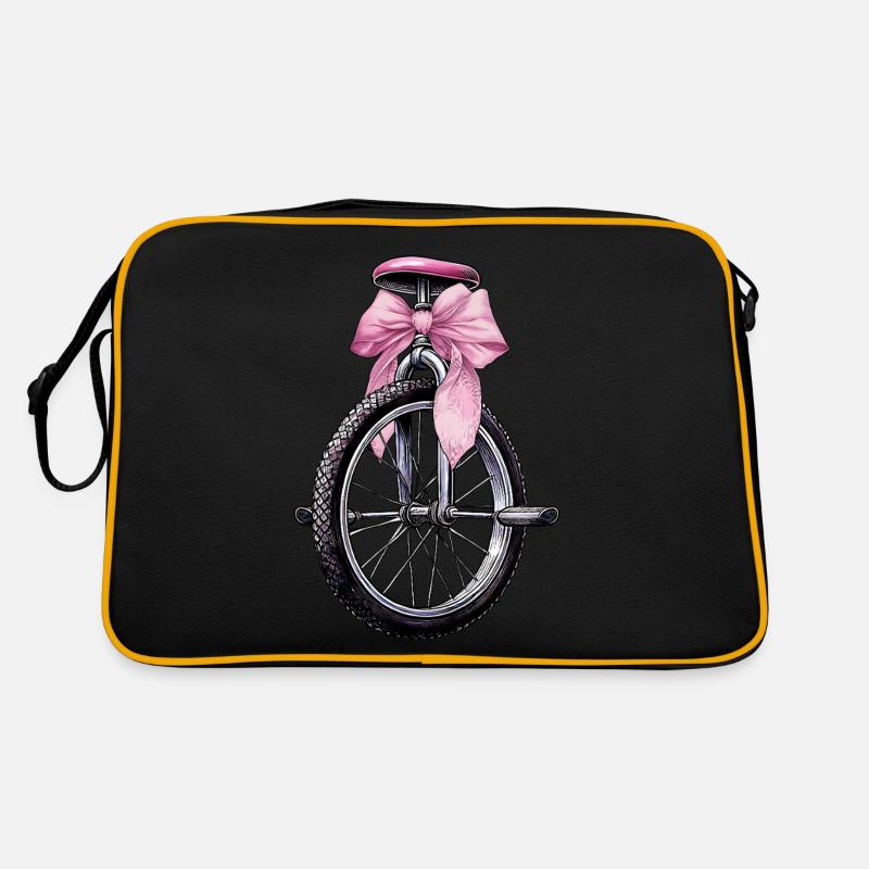 Coquette Bow Unicycle monocycle maman rose Sac Retro