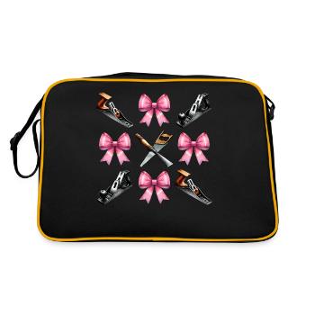 Coquette Arc Menuisier - Sac Retro - noir/or - Dos