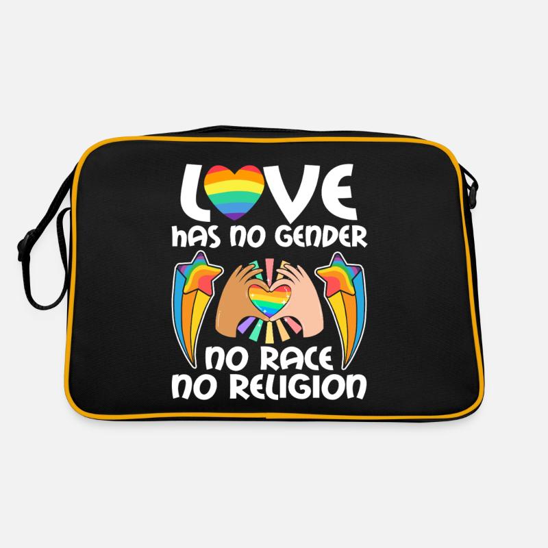Nice "Against Racism" Retro Bag