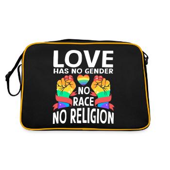 Amour, Déclaration pour l’Amour, l’Égalité et - Sac Retro - noir/or - Dos