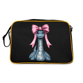 Coquette Bow Loch Ness Monster Nessie - Sac Retro - noir/or - Dos