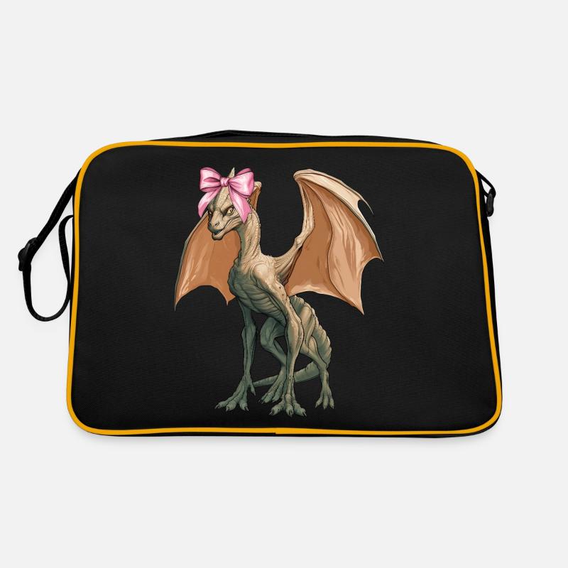 Coquettish Bow Van Meter Visitor Cryptid Retro Bag