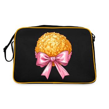 Nœud Coquet Poulet Nugget Nugget Nug Girl Maman - Sac Retro - noir/or - Dos