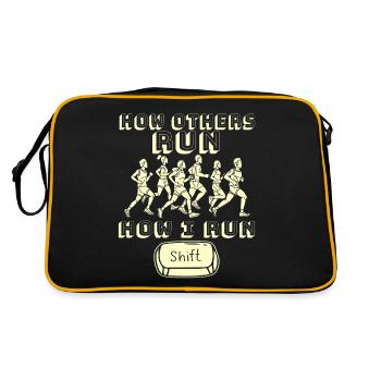 IT Geek, PC Accessories Storage Devices Evolution - Retro Bag - black/gold - Back