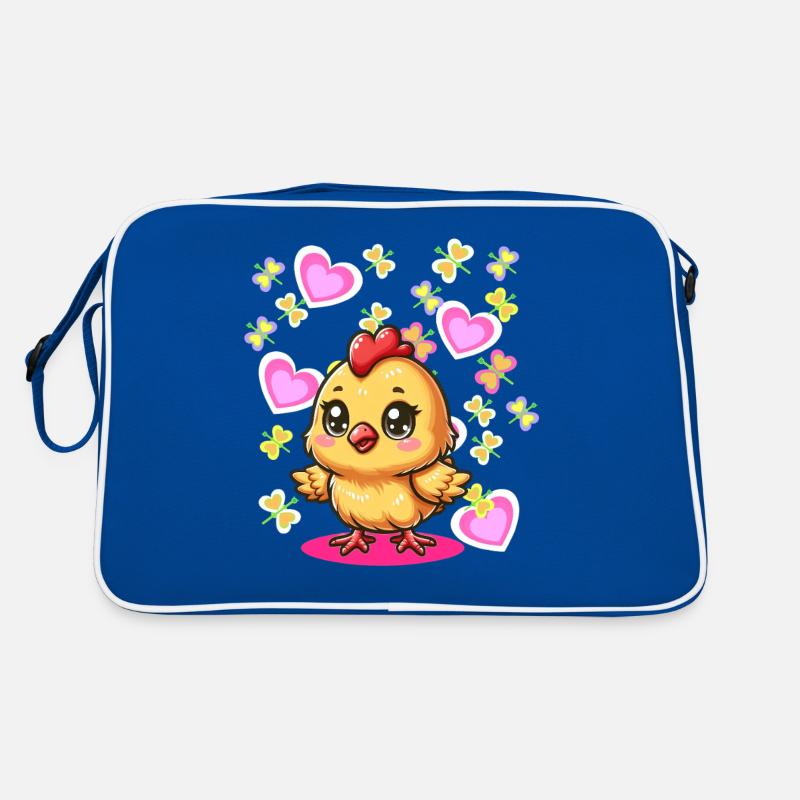 Spring Easter Chick Kids Child Chicken Heart Retro Bag