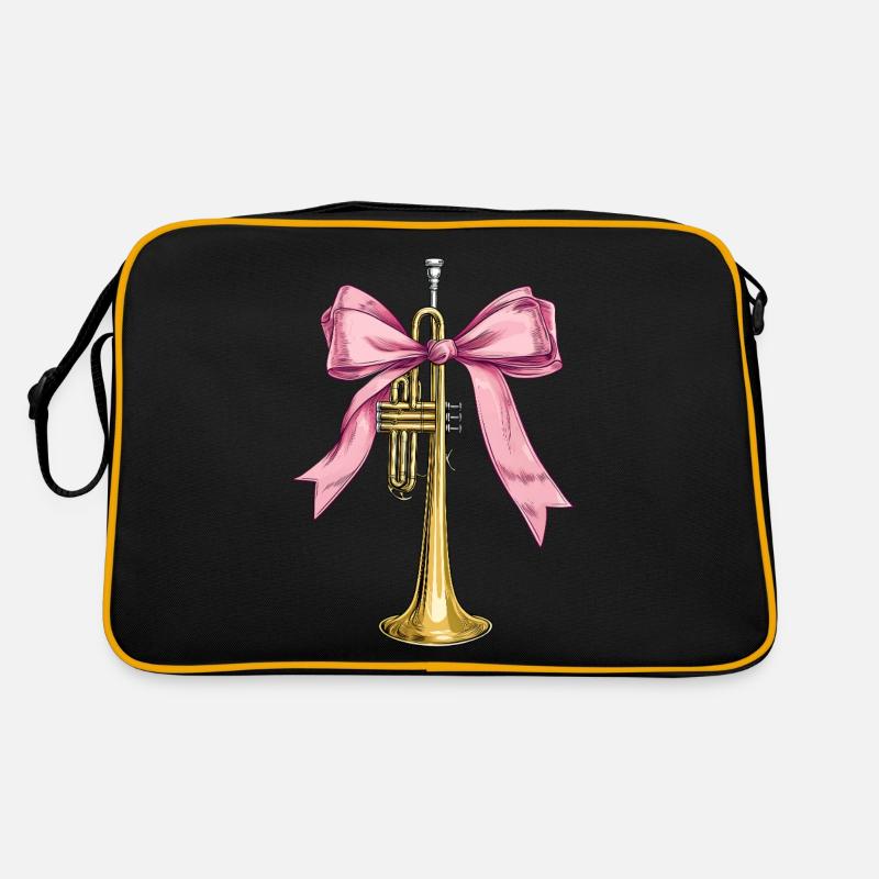 Coquette Bogen Trompete Instrument Trompeterin Retro Tasche