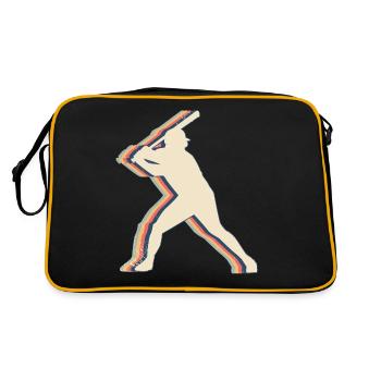 Joueur de baseball Entraîneur d’équipe Entraîneur Rétro - Sac Retro - noir/or - Dos