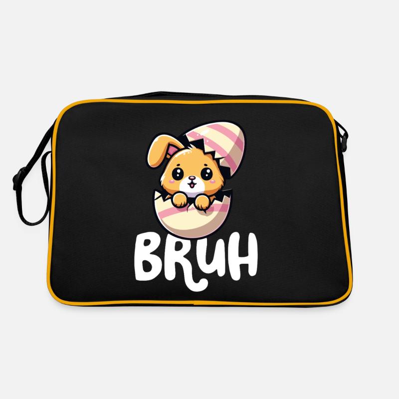 Joyeux bouillon de Pâques Funny Bunny Sac Retro