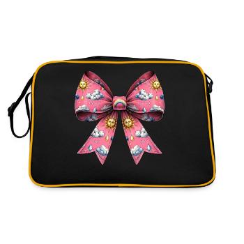 Coquette Arc Météorologie Soleil Nuages - Sac Retro - noir/or - Dos