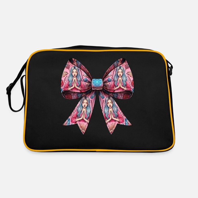 Coquette Bogen Reiki Heiler Heilung Muster Mom Retro Tasche