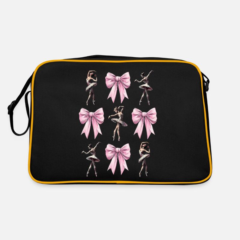 Coquette Bow Ballerine Danse Ballet Danseuse Sac Retro