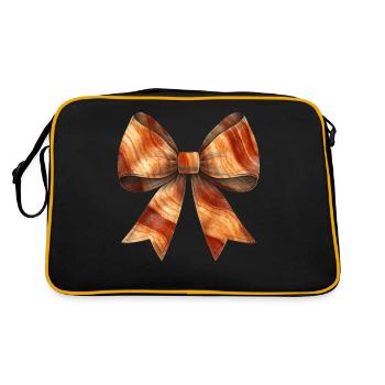 Coquette Bow Lanières de bacon Porc Maman - Sac Retro - noir/or - Dos