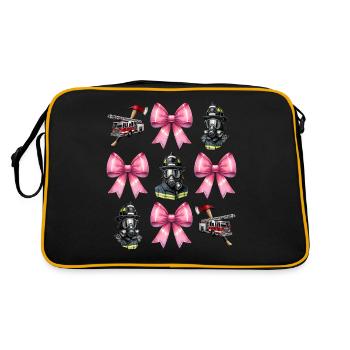 Coquette Bow Pompier Pompier - Sac Retro - noir/or - Dos