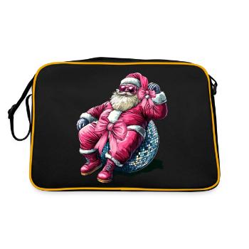 Noeud Coquet Père Noël - Sac Retro - noir/or - Dos