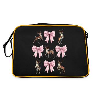 Coquette Noël Noeud Noël - Sac Retro - noir/or - Dos