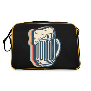 Bière artisanale Brasserie Brasserie maison Brasserie Rétro Line - Sac Retro - noir/or - Dos