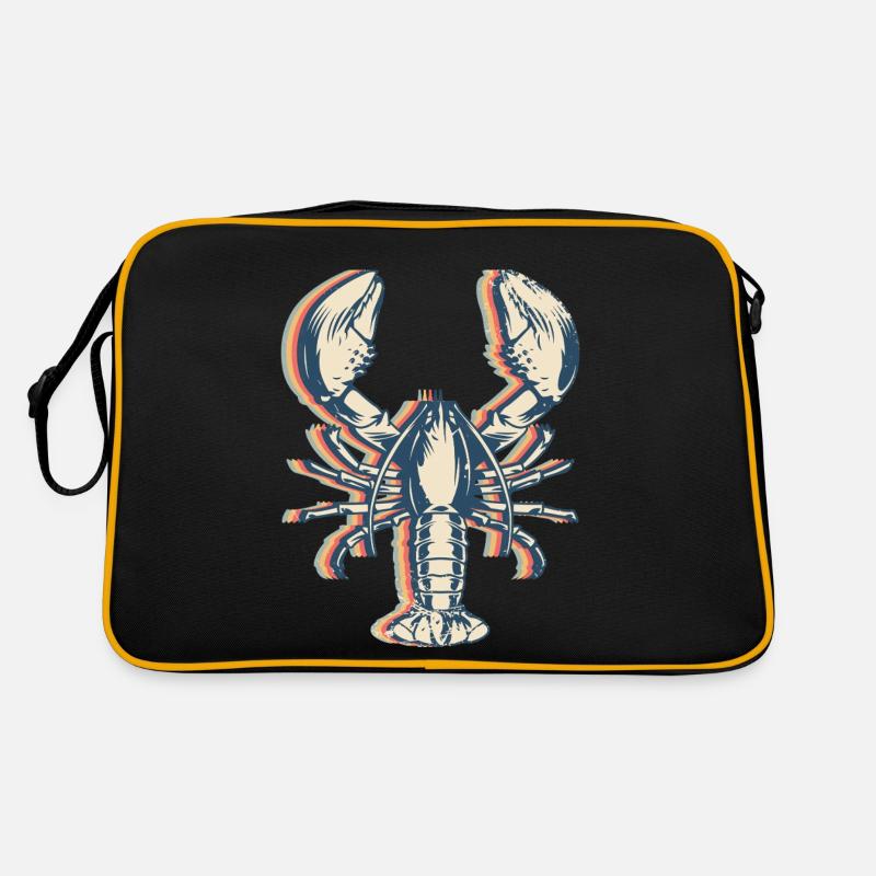 Crayfish Crayfish Crayfish Crayfish Retro Line Art Retro Bag