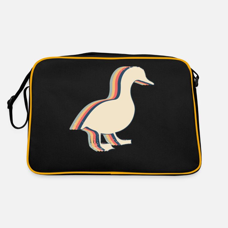 Duck Goose Retro Line Art Retro Bag