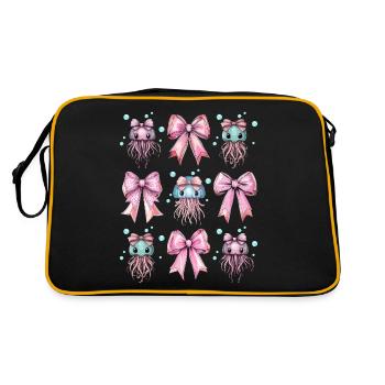 Coquette noeud méduse Ocean Girl Maman rose - Sac Retro - noir/or - Dos