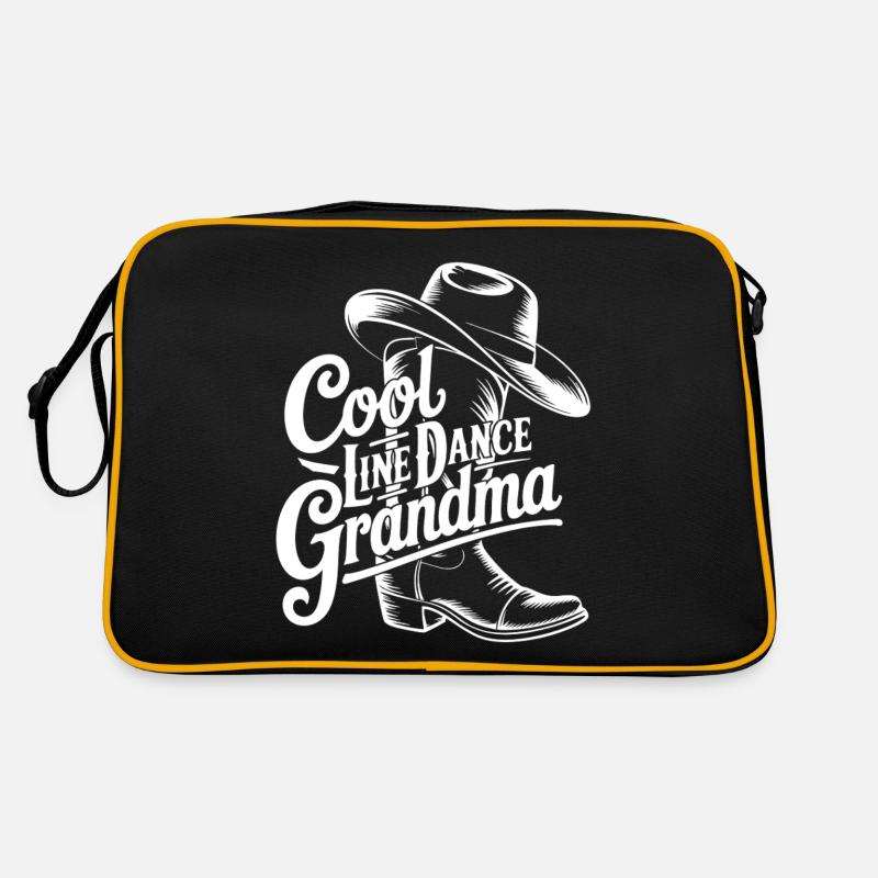 Coole Line Dance Oma. Oma hat Freude am Tanzen Retro Tasche
